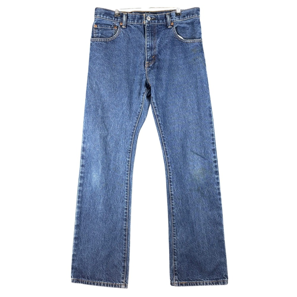 Levis 517 Bootcut Jeans Mens 32x32 Casual Medium Wash Blue Denim Made in Mexico